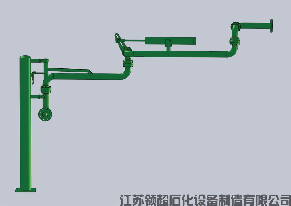 江蘇聯博藥業有限公司采購的一批活動梯、汽車頂部裝車用AL2503底部裝卸臂（鶴管）、甲醛鶴管已投入生產中(1)