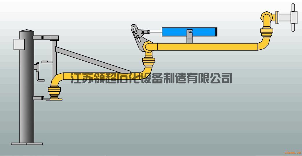 新疆輪臺客戶定制采購的AL2503底部裝卸鶴管，已發(fā)往使用現場(1)